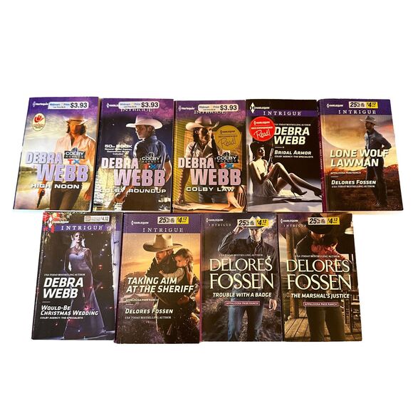 Harlequin Books Romantic Intrigue Set of 9 - Picture 2 of 3